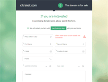 Tablet Screenshot of citranet.com